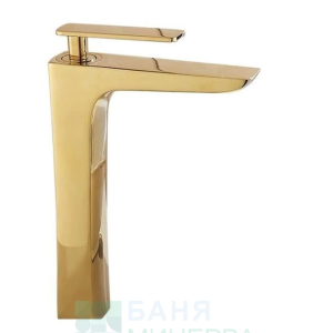 Blandini Ventana L Gold Златен висок смесител за купа