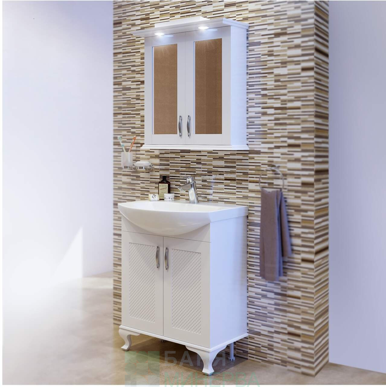 Triano Виктория 70 Горен шкаф за баня - Image 3