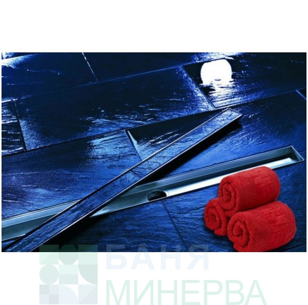 Inox Style Tile 885-80 Линеен Сифон за плочка с хидроизолационен фланец - Image 3