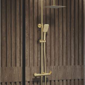 AQG 21NTC25ALA09 NITE Brushed gold Душ колона
