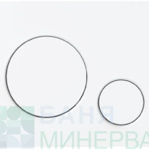ALCAPLAST THIN Бутон Активатор М676 Бял мат