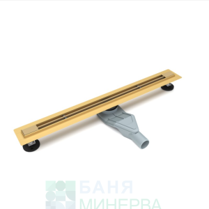 ICD 500010/60 Gold New Generation Подов линеен сифон Злато мат