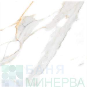 Luxury Carrara Glossy Rect 60-60 Полиран гранитогрес