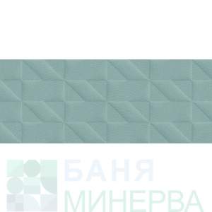 M129 OUTFIT TURQUOISE STR TETRIS 3D 25-76 MARAZZI Плочки фаянс