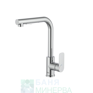 ROCA CALA A5A856EC00 Pull-Out Смесител за кухня с въртящ изтеглящ се чучур 2 функции