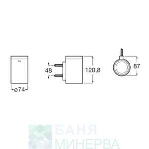 ROCA Hotels A817595C40 Черен Мат стенна чаша за четки за зъби