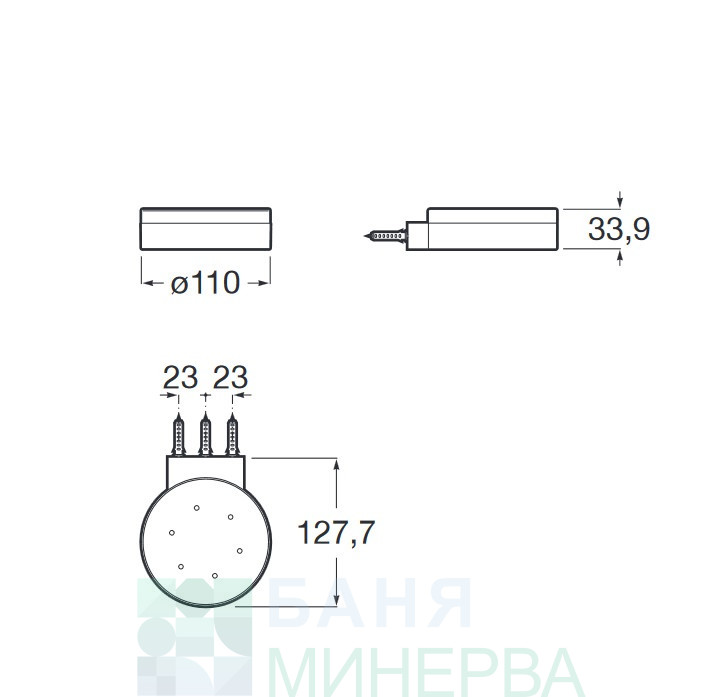 Roca Hotels 2.0 A817591C40 стенна поставка за сапун черен мат - Image 2