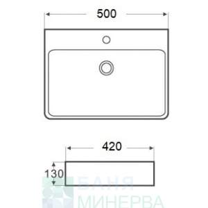 ICB 5042GREEN Умивалник за плот