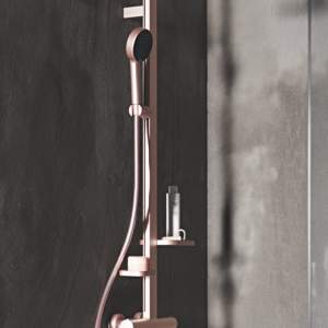 IDEAL STANDARD BD583RO Ceraterm ALU+Silk Blak Термостатен смесител за душ