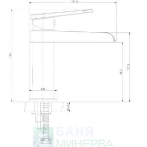 CASCADA 1192053C Хром Смесител за умивалник