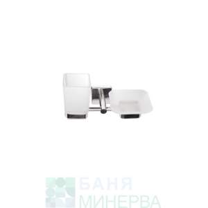 Kapitan Quatro 4853 Държач със стъклена чаша и сапунерка