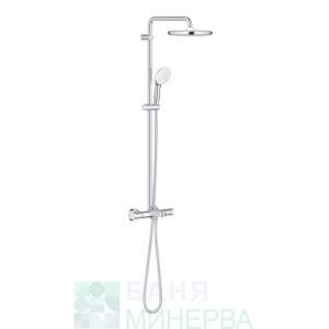 ДУШ СИСТЕМА С ТЕРМОСТАТЕН СМЕСИТЕЛ NEW TEMPESTA COSMOPOLITAN CUBE 250