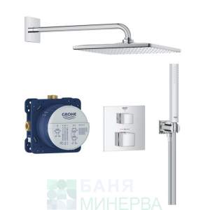 GROHE 34868000 GROHTHERM CUBE 310 Душ система за вграждане