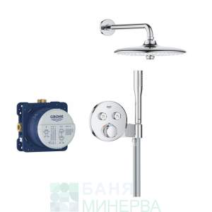 GROHE 34867000 GROHTHERM SMARTCONTROL ДУШ СИСТЕМА С 2 ИЗВОДА С EUPHORIA 260