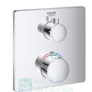 GROHE КОМПЛЕКТ ЗА БАНЯ С ТЕРМОСТАТЕН СМЕСИТЕЛ Grohtherm 1000