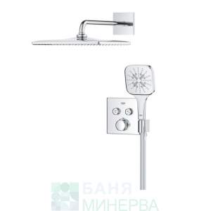 ДУШ СИСТЕМА С 2 ИЗВОДА GROHTHERM SMARTCONTROL CUBE 34865000