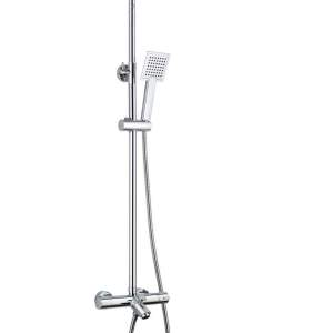AQG Wind Blue SQ 20WBC250LB02 Хром Душ колона с термостат и чучур