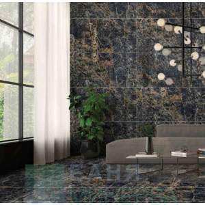 AQUARIUS BLACK Lappatto 60-120 гранитогрес