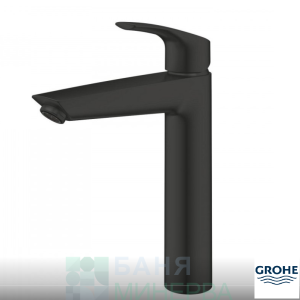 GROHE 239712433 Eurosmart NEW XL Висок Черен Смесител за умивалник
