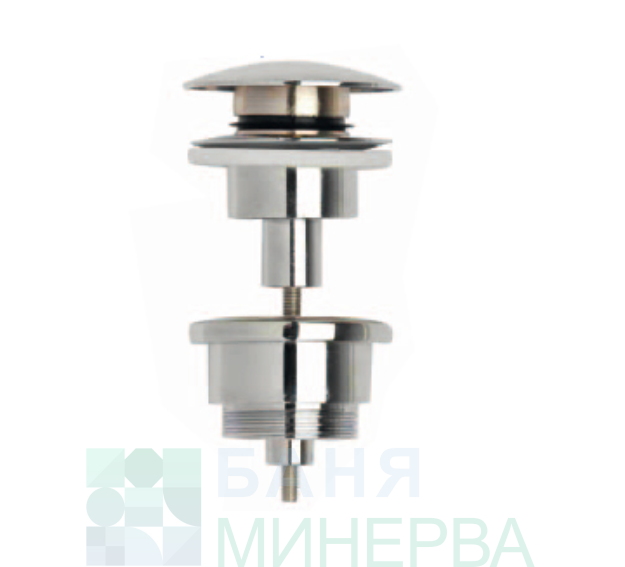 AQG UNIVERSAL 400070125 Универсален клик клапан хром за умивалник