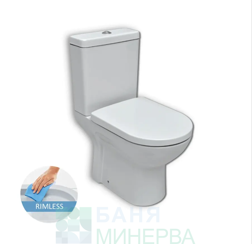 Моноблок с вградено биде Frendli RIMLES 6746