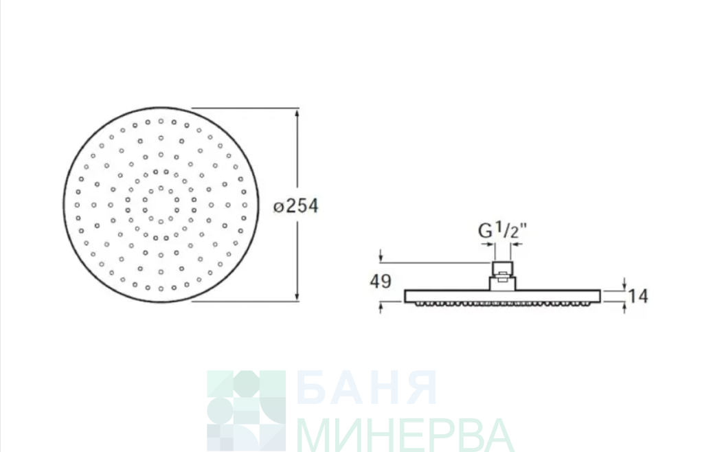 ROCA CALA WHITE Промо Душ Комплект за вграждане Бял мат - Image 4
