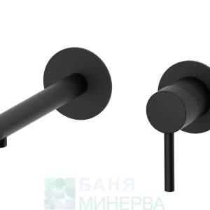 AQG STICK 01STR160NG Едноръкохватков смесител за вграждане Черен мат