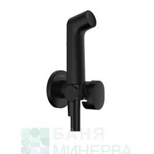 HANSGROHE 29232670 1jet SEcoSmart+ Комплект интимен душ-Външна част Черен Мат