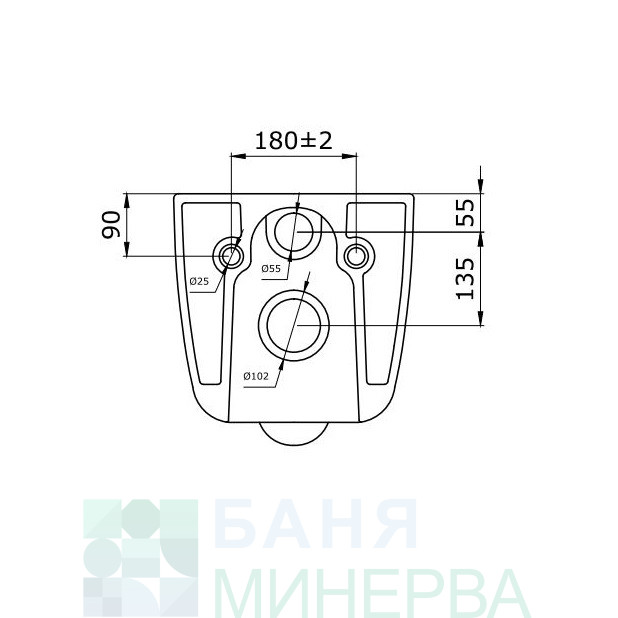 GROHE с черен бутон с тоалетна Quadro RIMLESS 49 см Промо Пакет Структура с тоалетна чиния - Image 5