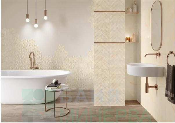 ILLOSION Beige STR 30-60 Плочки фаянс - Image 2