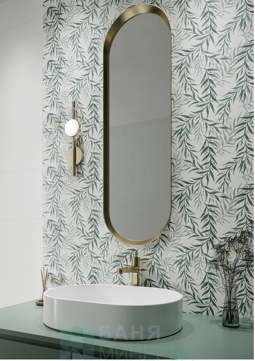 PARADYZ SALVINIA GREEN MAT 30-60 Плочки за баня - Image 3