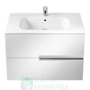 ROCA A851637404 Unik Victoria Nord Ice Edition 80 см Бял Долен шкаф с мивка