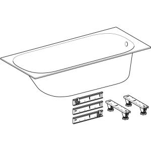 GEBERIT SOANA Вана 170-70 с крака 554.002.01.1