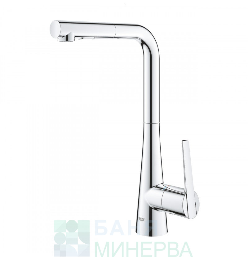 GROHE 32553002 ZEDRA Кухненски смесител с изтеглящ се душ - Image 2