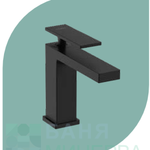HANSGROHE 73010670 TECTURIS Е 110 EcoSmart+ Смесител за умивалник Черен мат