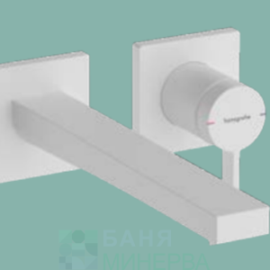 HANSGROHE 73051700 TECTURIS E 110 EcoSmart+ смесител за умивалник бял мат