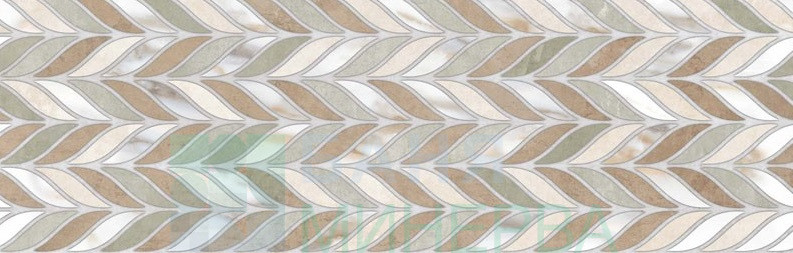 CEMENTO Chevron mix 3408 Фаянс 24.4/74.4 см