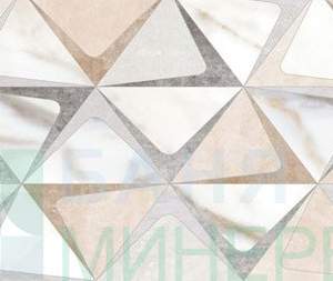 CEMENTO Triangles 3407 Крем Декор 24.4/74.4 см