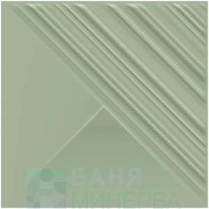 FEELINGS GREEN STR 19.8-19.8 Плочки фаянс