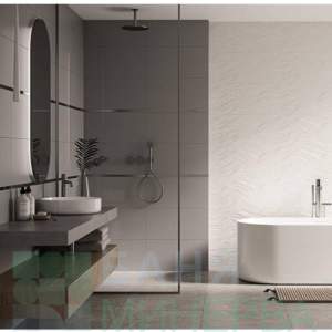 FEELINGS WHITE B STR R MATT 29.8-59.8 Плочки фаянс