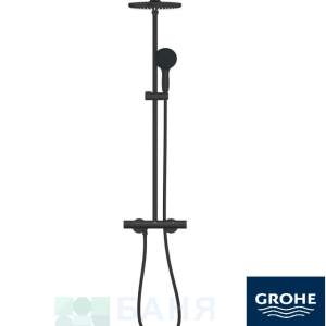 GROHE 266702431 Tempesta 250 Душ система с термостатен смесител Черен