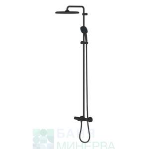 Grohe 266912431 Душ система с термостатен смесител с чучур Tempesta Cube 250 Черен мат