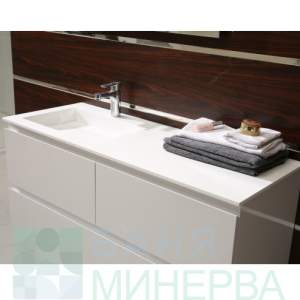 ICP 12038L / 38130 Мебел за баня PVC с Умивалник Istone