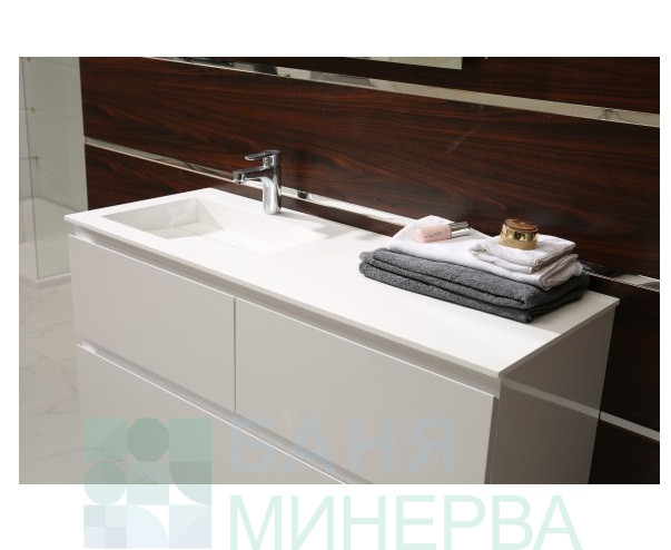 ICP 12038L / 38130 Мебел за баня PVC с Умивалник Istone - Image 2