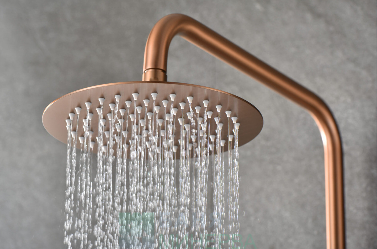 IMEX PRODUCTS MONZA Oro Rosa Cepillado Термостатна душ колона - Image 3