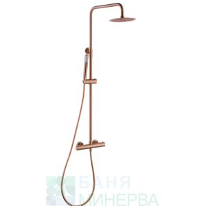 IMEX PRODUCTS MONZA Oro Rosa Cepillado Термостатна душ колона