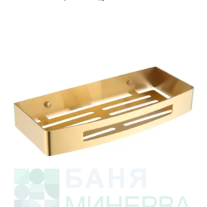Omnires Modern Project Brushed gold Козметична кошничка Злато мат