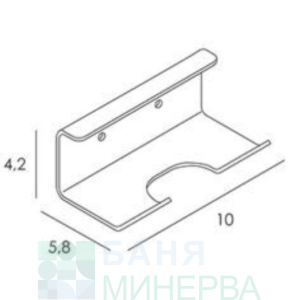 SLIM AZUL ATLÁNTICO 2308 Двойна закачалка
