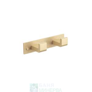 MT YASS Brush gold Закачалка двойна Злато мат