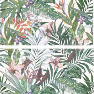 Botanic Flowers A+B Carving Rect. 60-120 DECOR